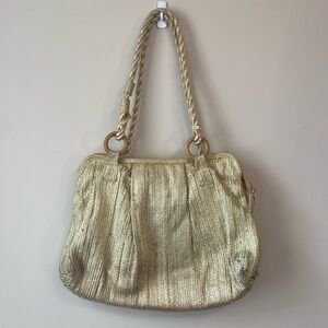 Vintage straw handbag